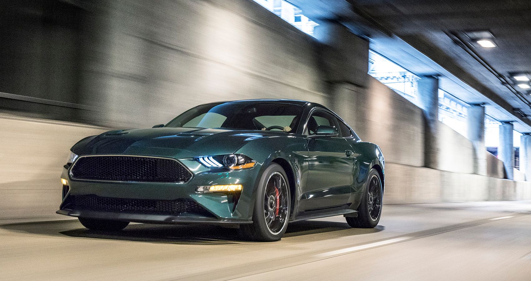 2019 Ford Mustang Bullitt Edition In Green Front View