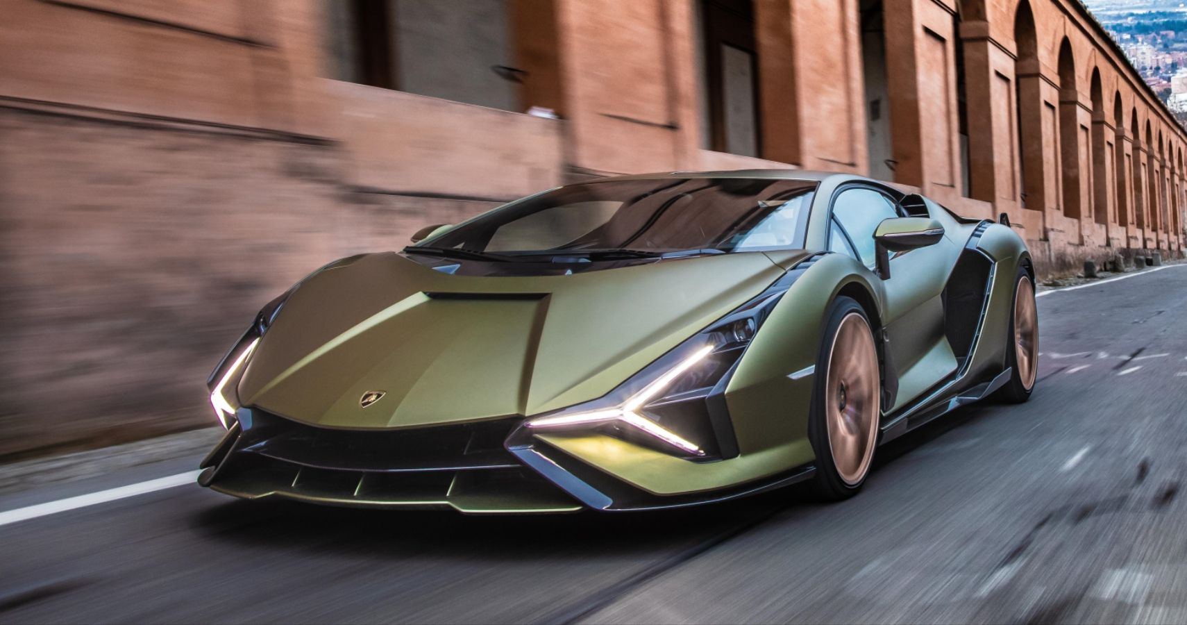 2021 Lamborghini Sian Supercar green