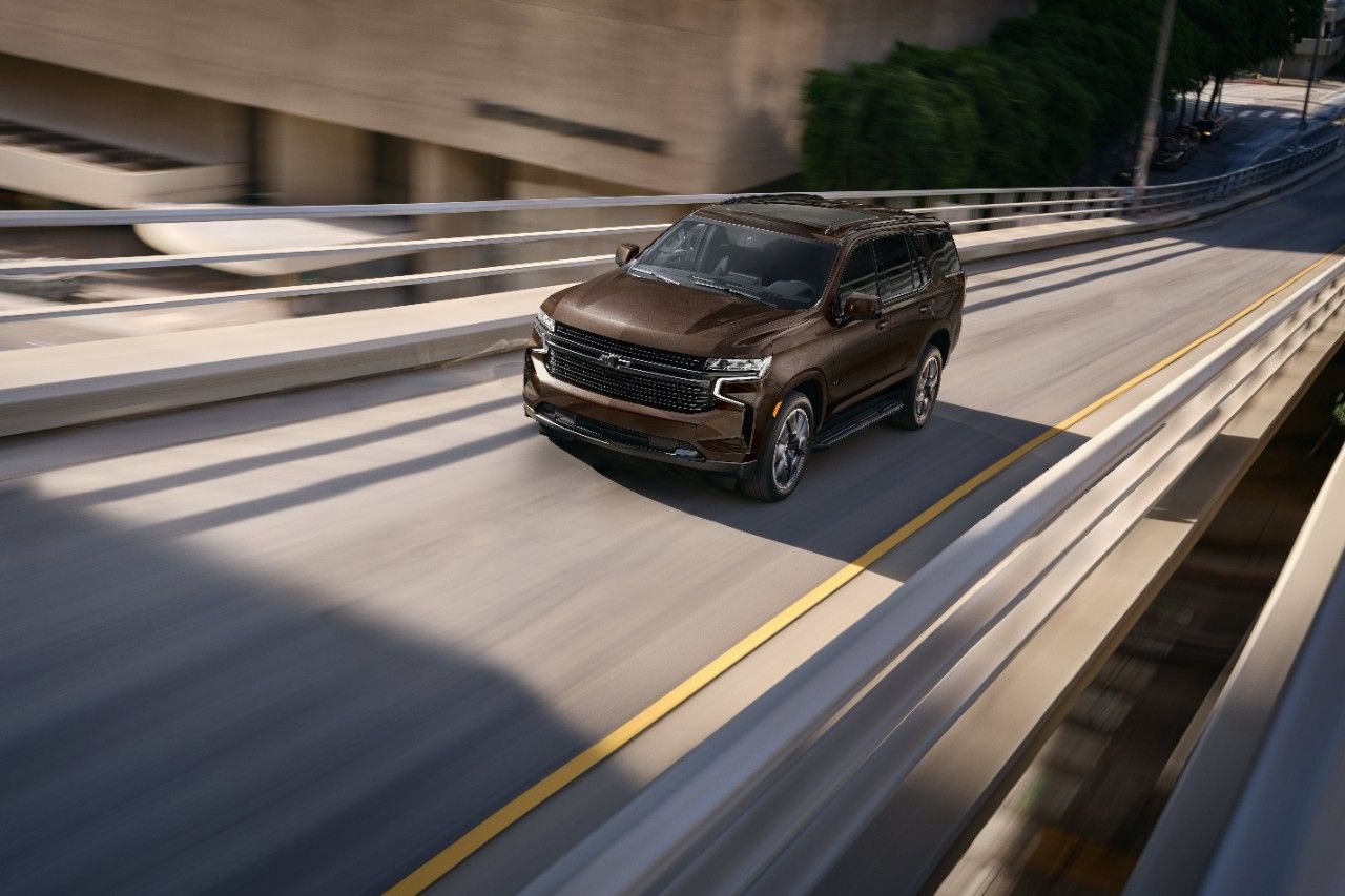 2023 Chevrolet Tahoe on the road