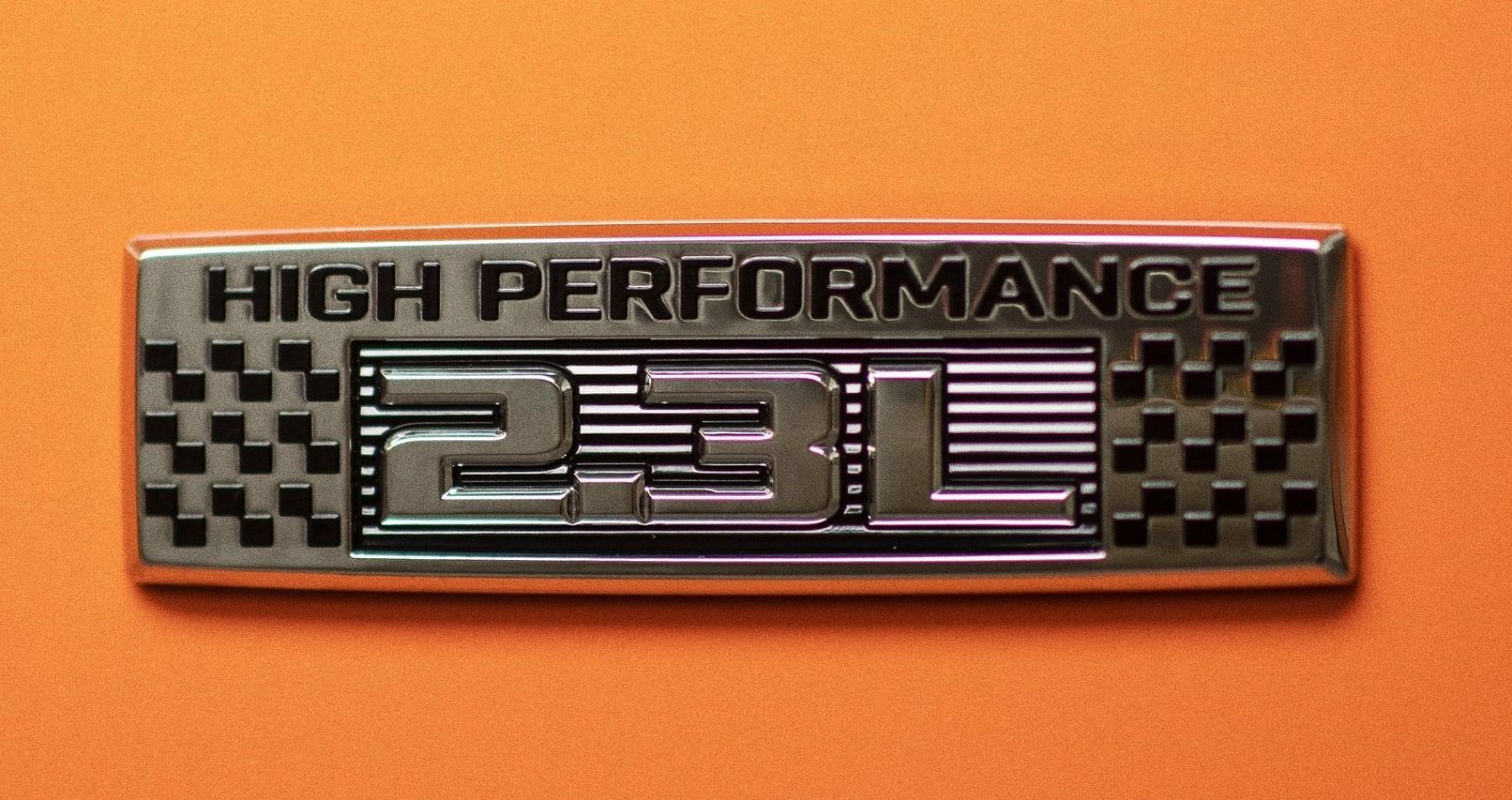 Ford Mustang EcoBoost High Performance Edition engine nameplate