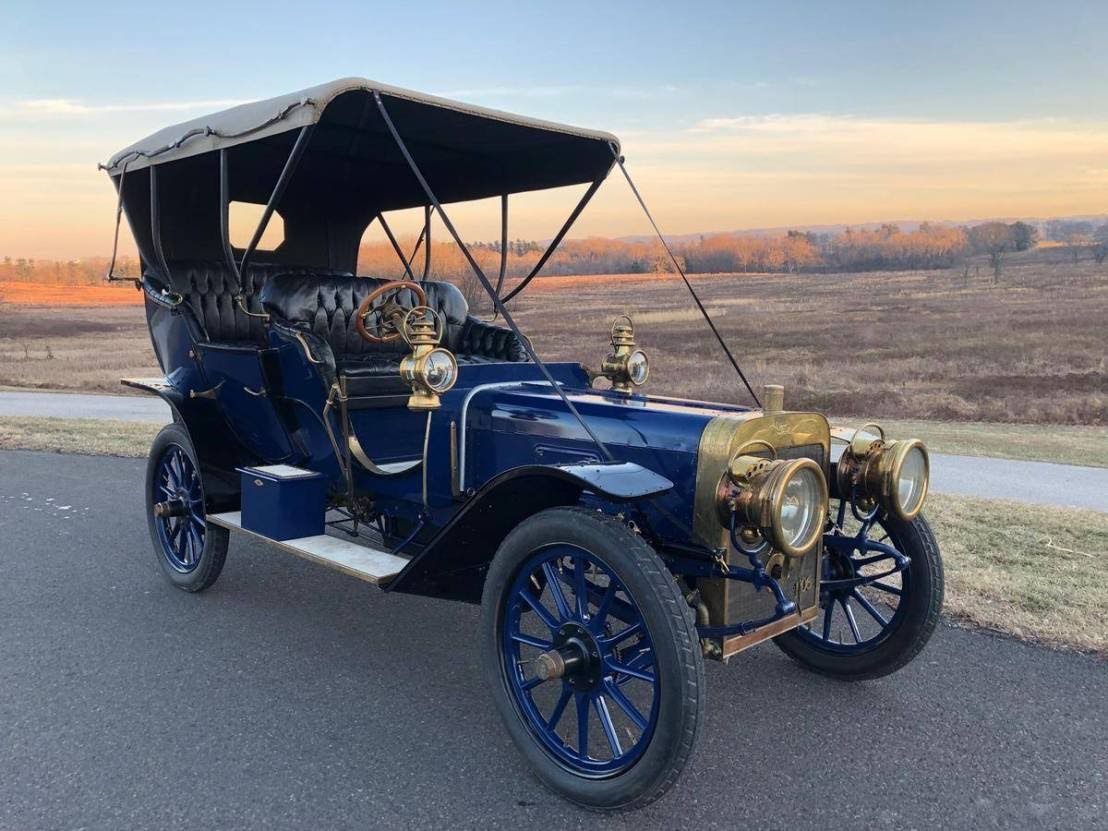 Blue Ford Model K Touring
