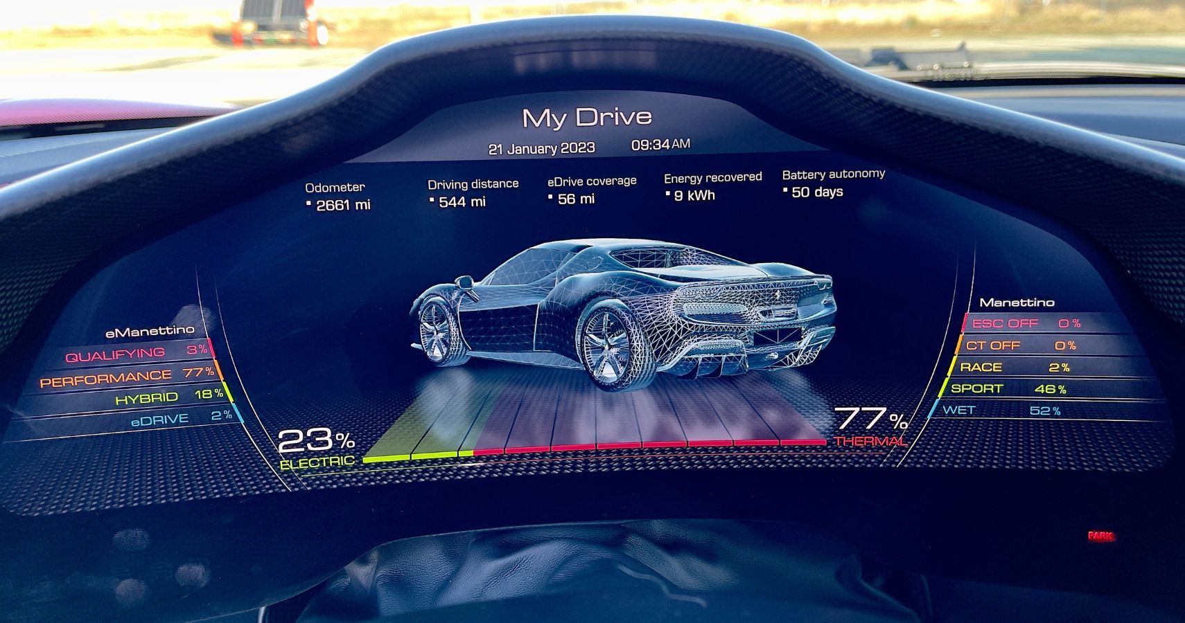 Цифровая приборная панель 296