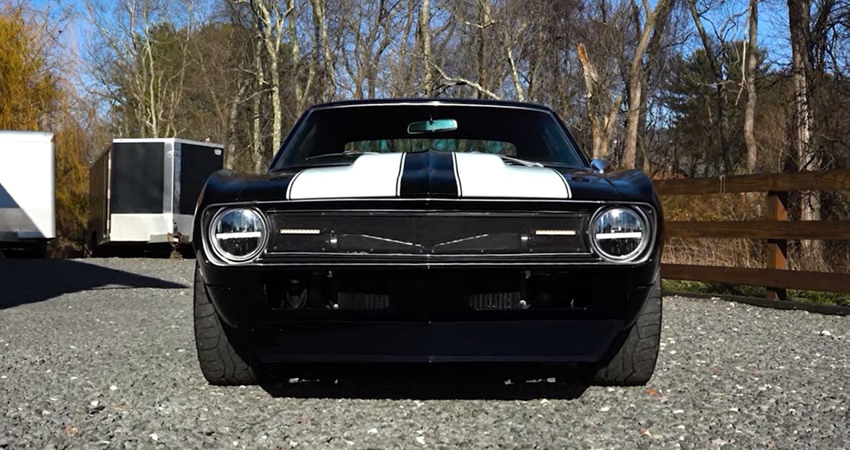 This Twin-Turbo 1968 Chevrolet Camaro Pro-Touring Swaps Chrome For A Torn-Down Restomod