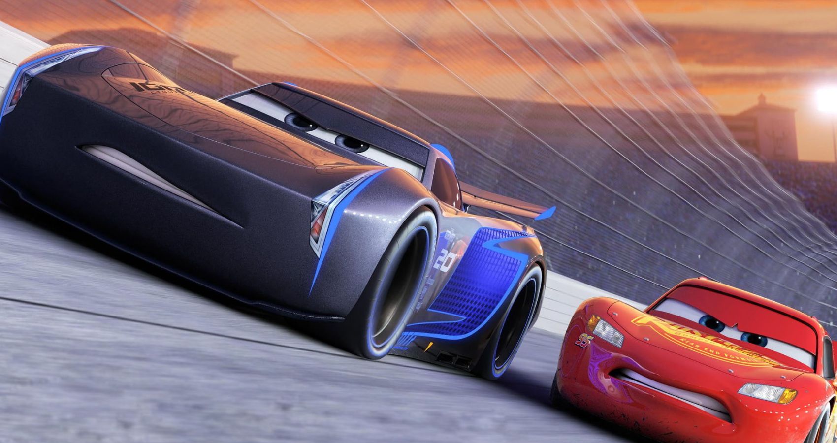 Cars 3 Lightning McQueen and Jackson Storm