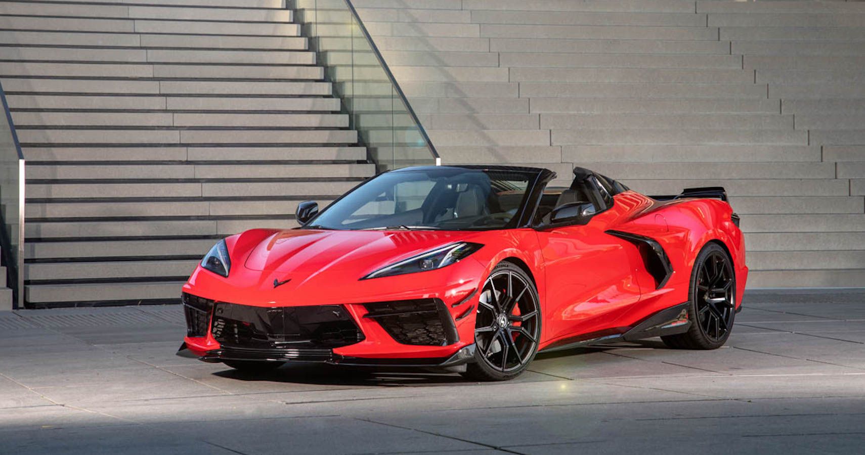 Why This Modified Chevrolet C8 Corvette’s Aggressive Styling Makes It Faster