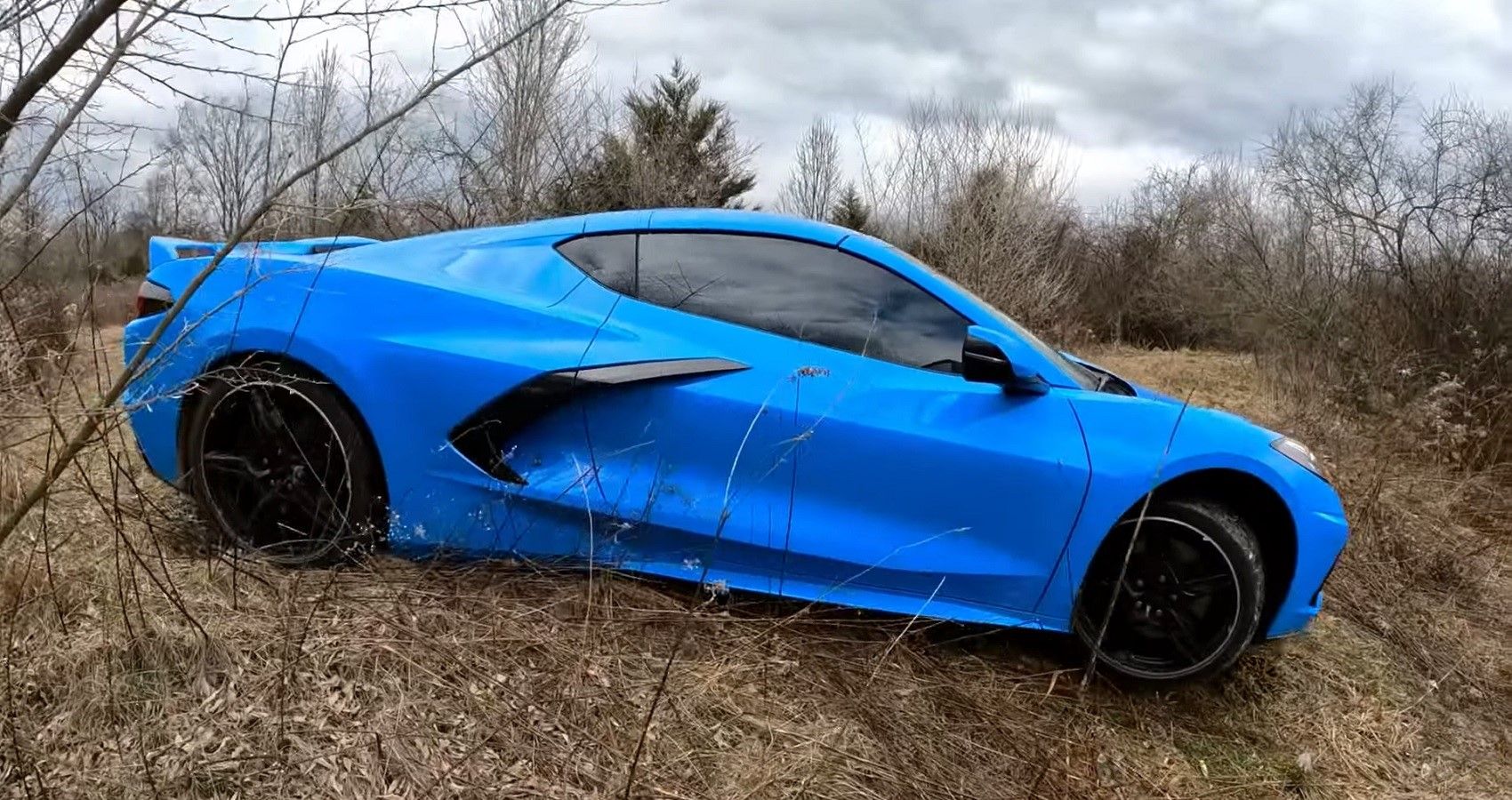 In A Surprise Twist, This Off-Roading C8 Chevrolet Corvette Proves The C8 Is Built To Last