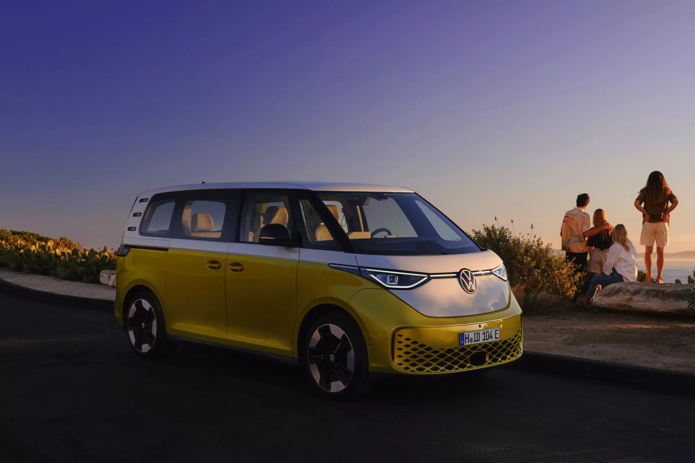 The exhibited Volkswagen ID.Buzz 2024.