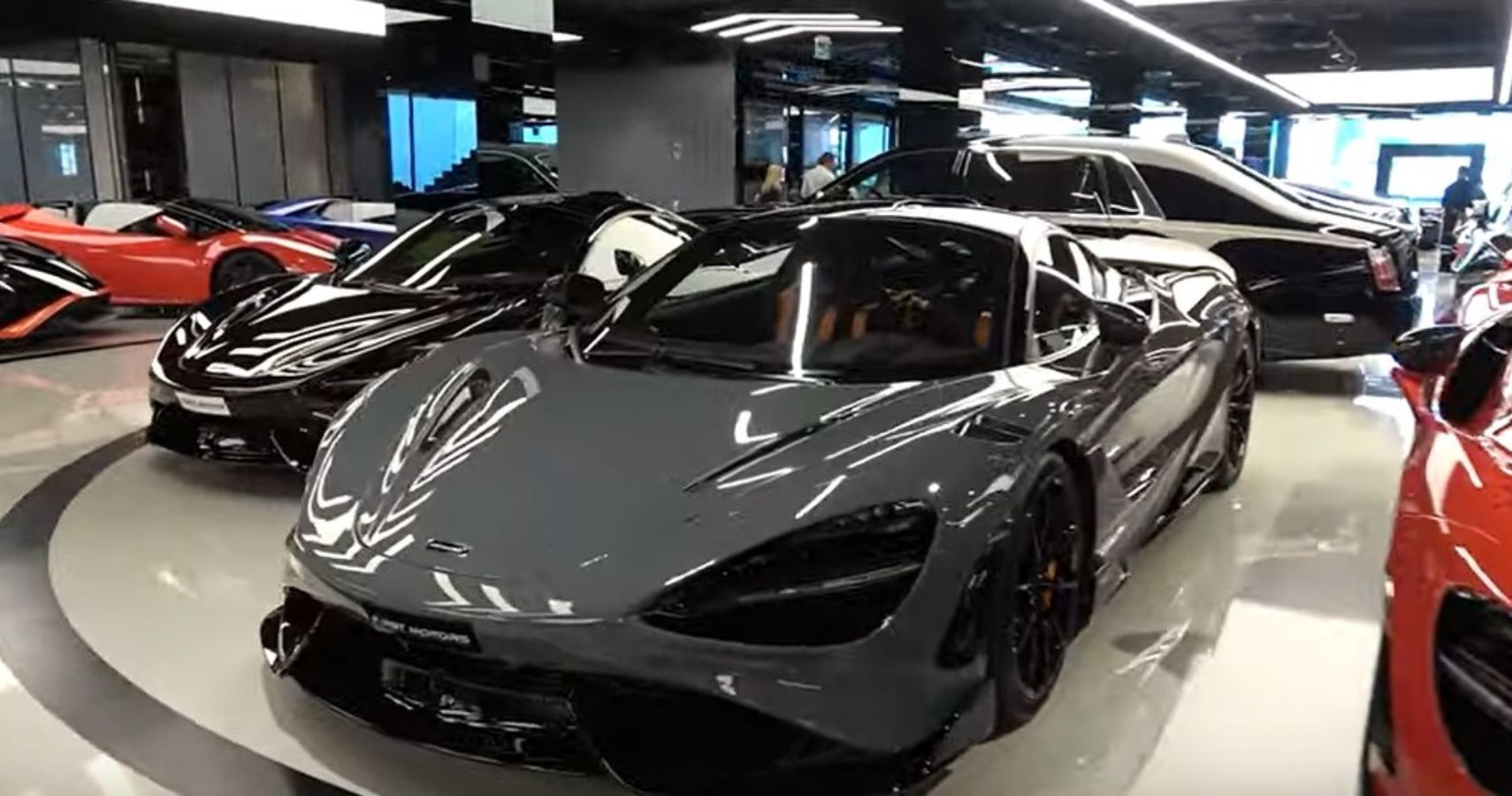 View of the inventory at First Motors In Dubai 
