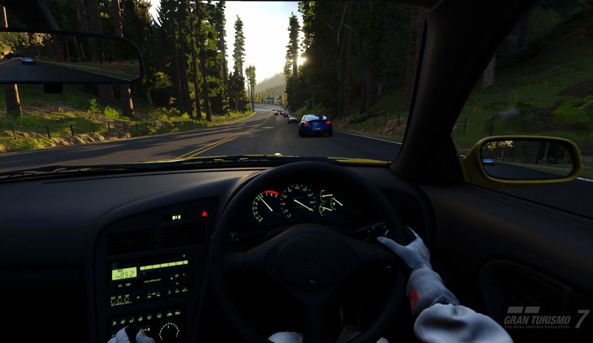 Gran Turismo 7 in Virtual Reality via Polygon