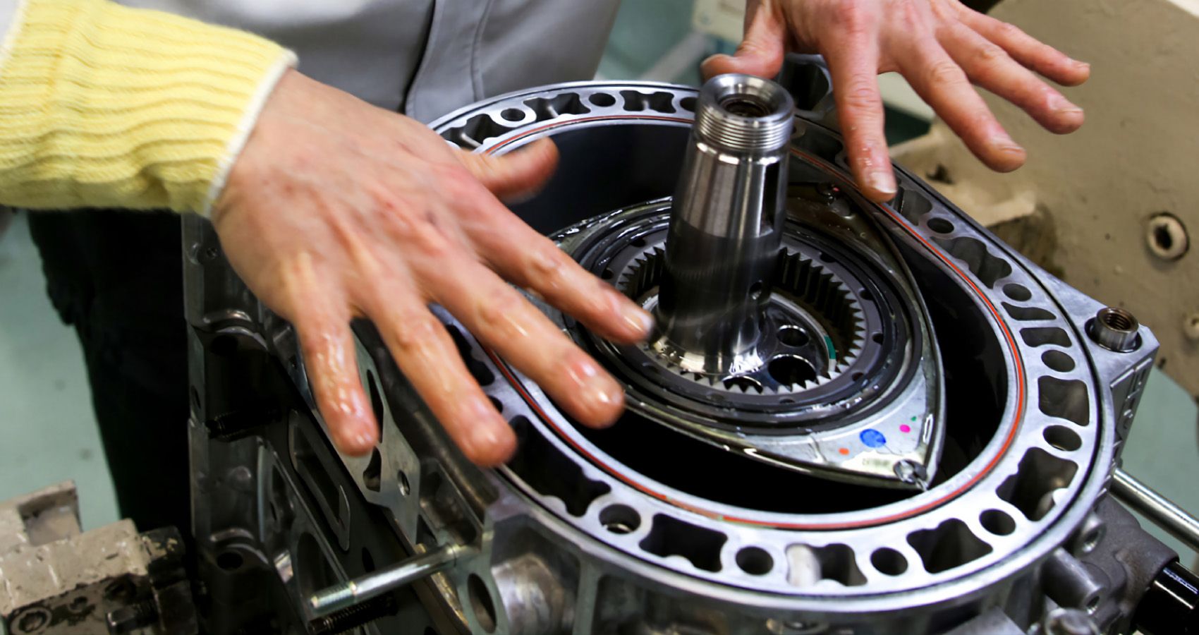 Mazda Rotary Engine Closeup