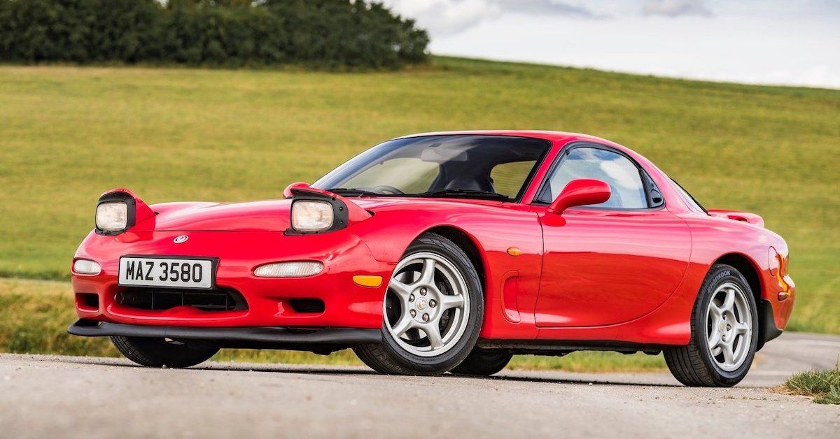 Red 1992 Mazda RX-7