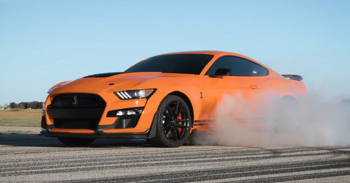 Hennessey Shows What Its 1,200-HP Ford Mustang Shelby GT500 Venom Can Do