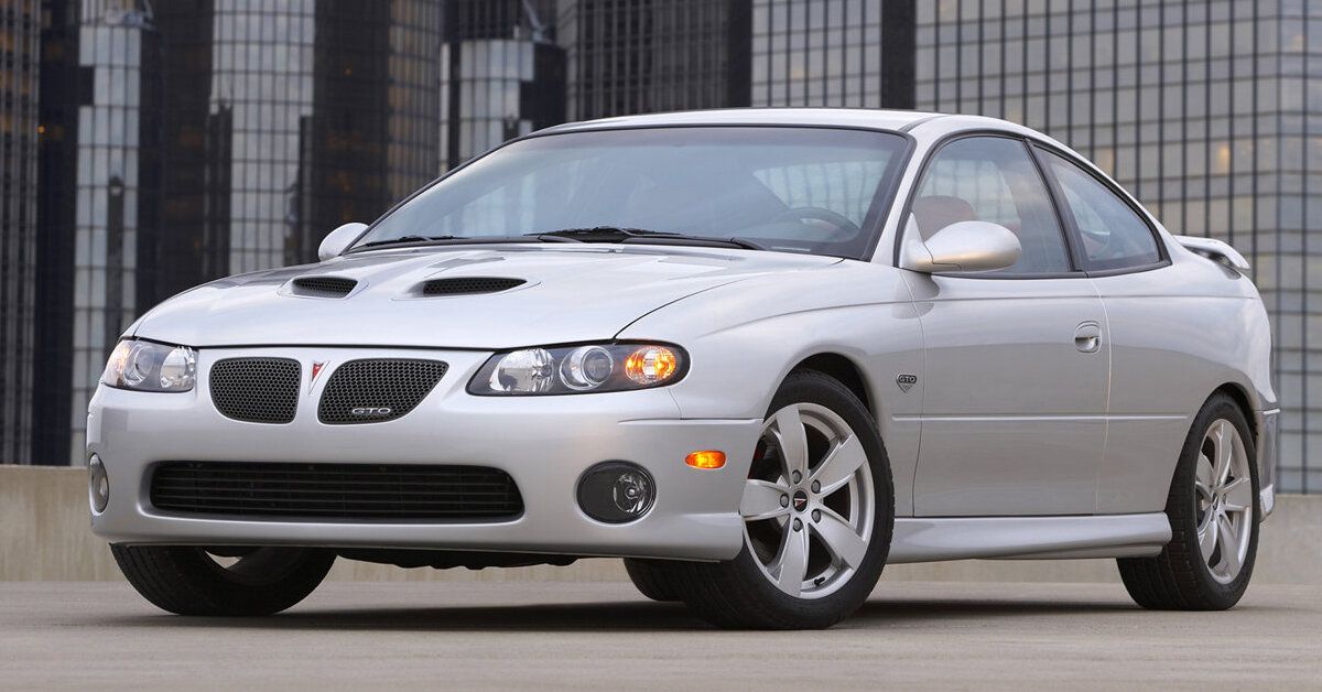 A silver 2006 Pontiac GTO parked