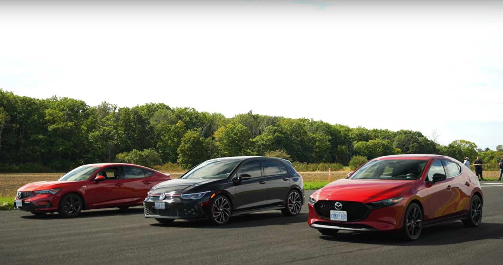 2023 Acura Integra ASpec, 2022 Volkswagen Golf GTI And 2022 Mazda