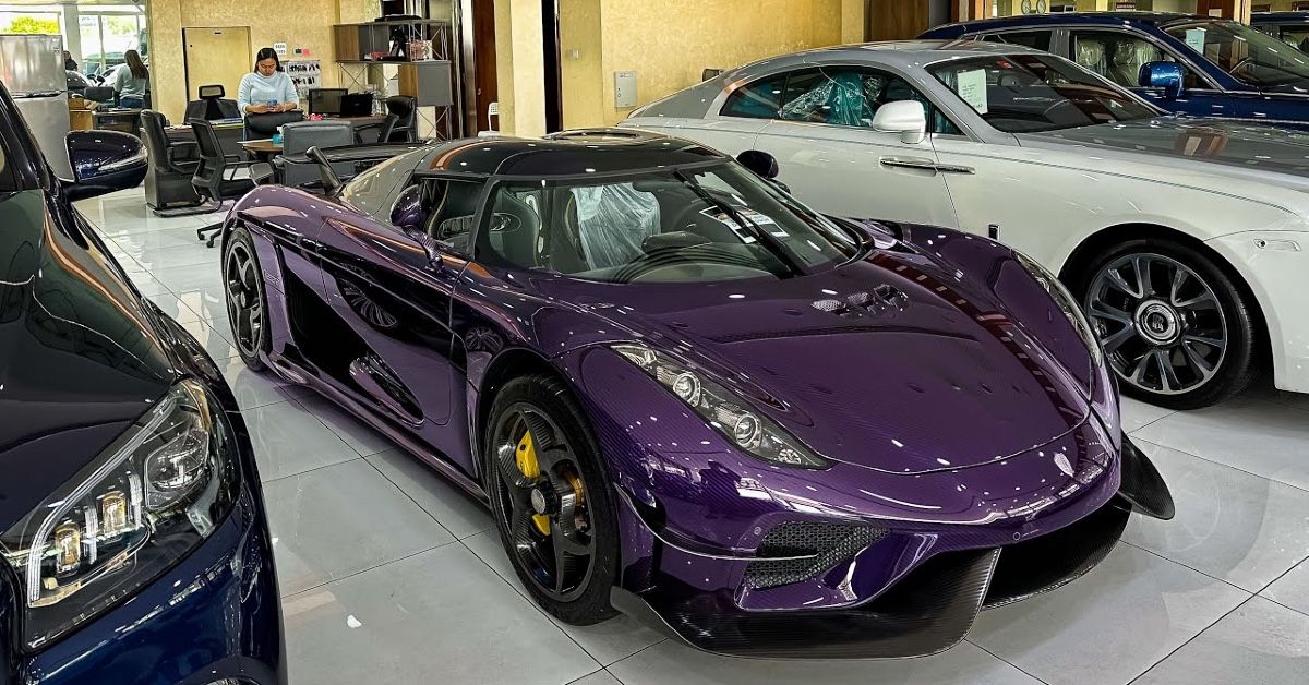 This almost new Koenigsegg Regera Is Up For Sale in Dubai Used