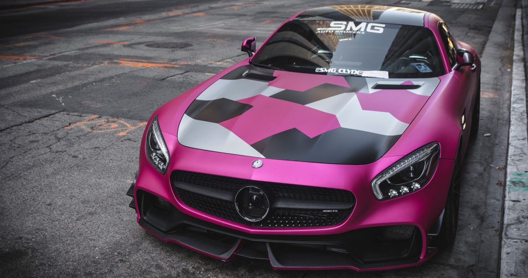 Wrapped Mercedes