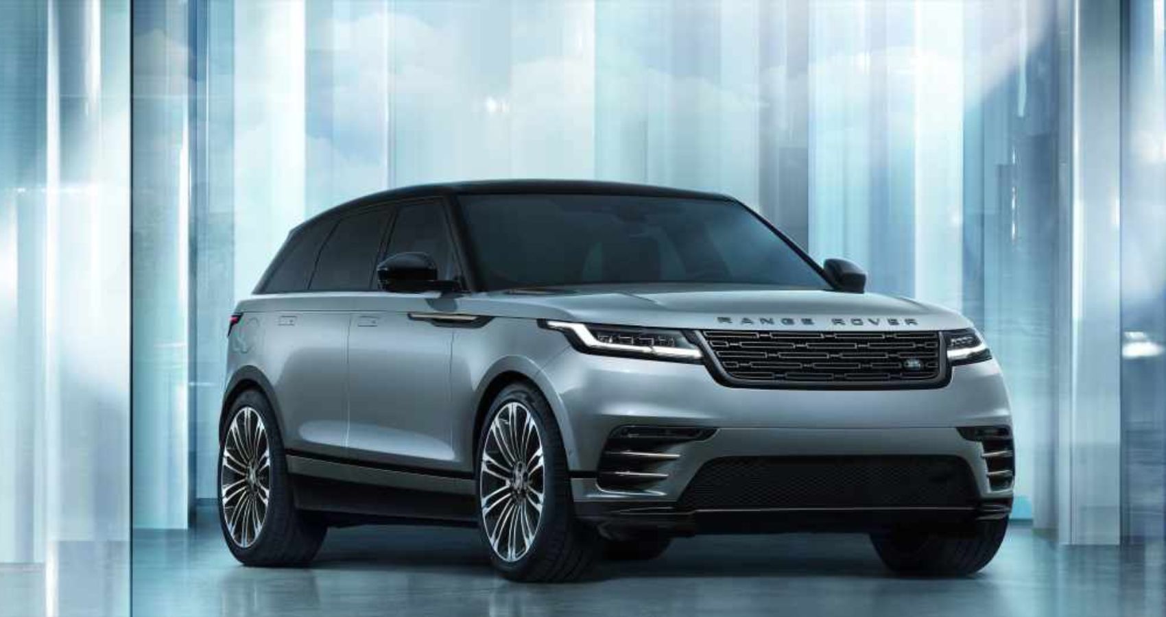 Front view of the 2024 Range Rover Velar.
