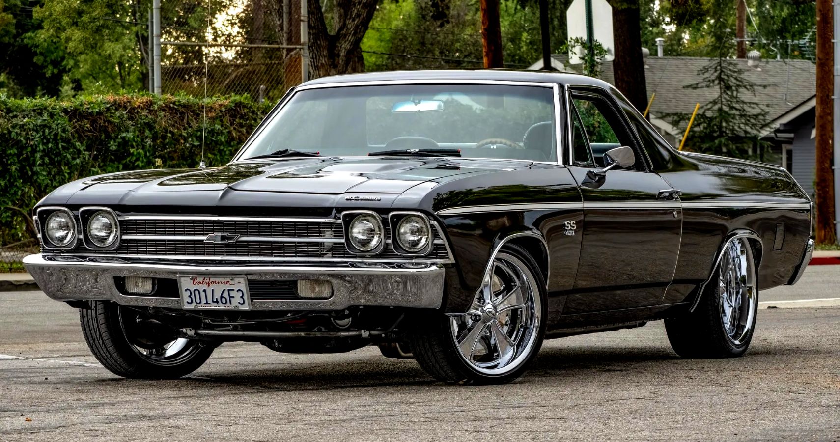 Black 1969 Chevrolet El Camino
