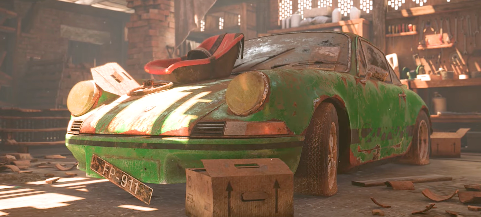 1973 Porsche 911 Carrera RS FH5 barn find 