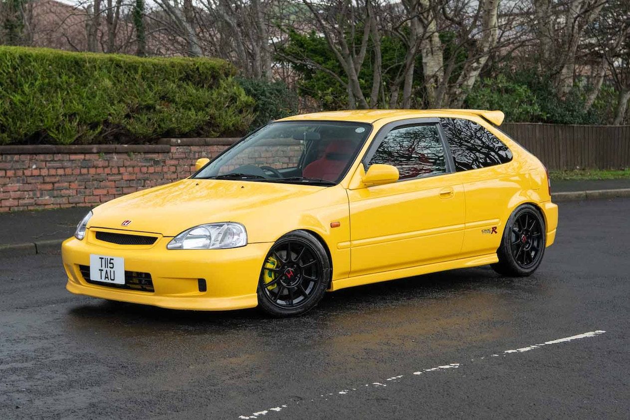 1999 Honda Civic (EK9) Type R (Yellow) - Front Right