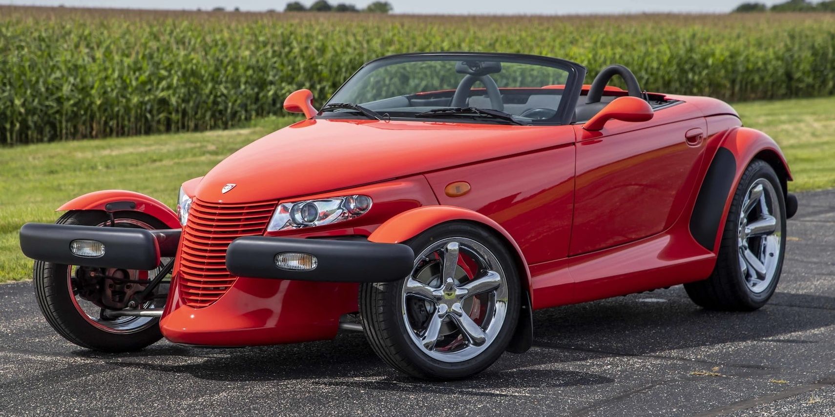 Carro esportivo Plymouth Prowler 2000, dianteiro