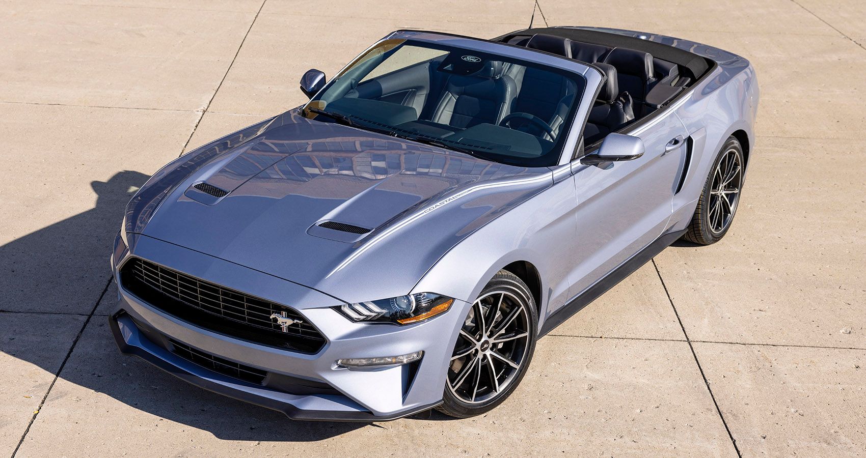2022 Ford Mustang Convertible Coastal Limited Edition overhead view