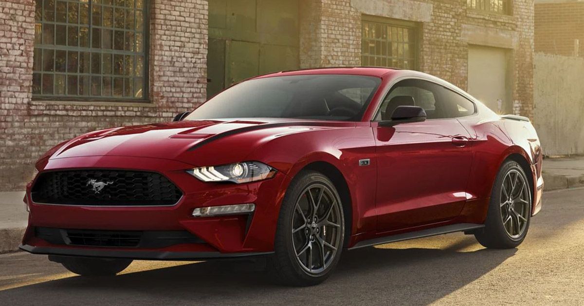Red 2023 Ford Mustang Ecoboost