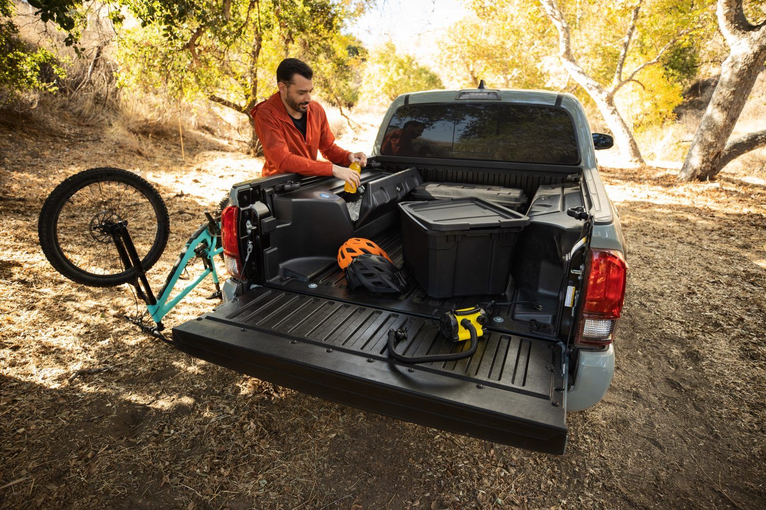The composite bed of the 2023 Toyota Tacoma