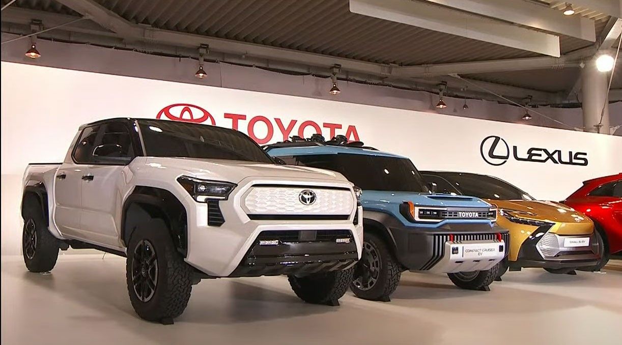 2024 Toyota Tacoma EV Concept Front View Toyota Event