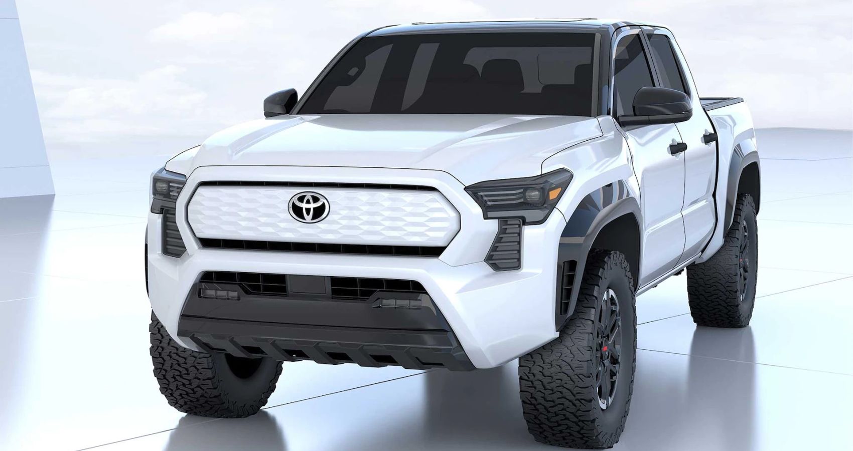 2024 Toyota Tacoma EV Concept In CGI Render From Toyota Presentation