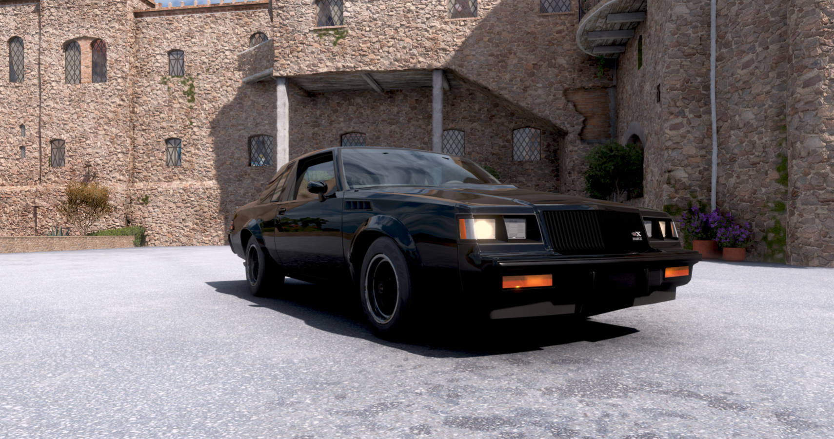 A black 1987 Buick Regal GNX in FH5