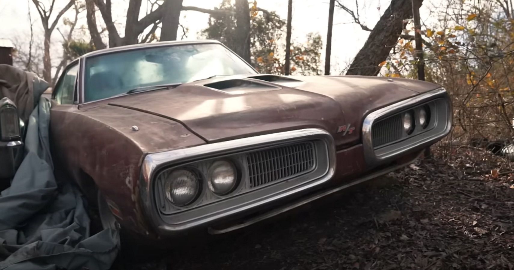 A 1970 Dodge Coronet RT waiting to be rescued