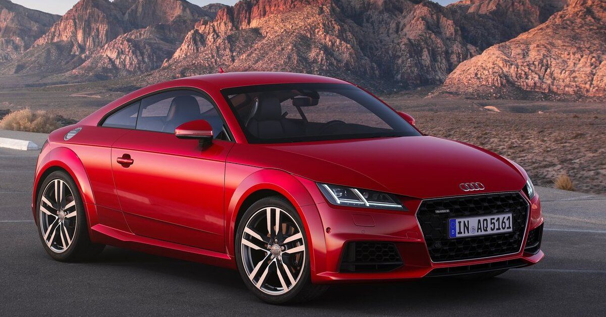 2023 Audi TT Coupe red sports car