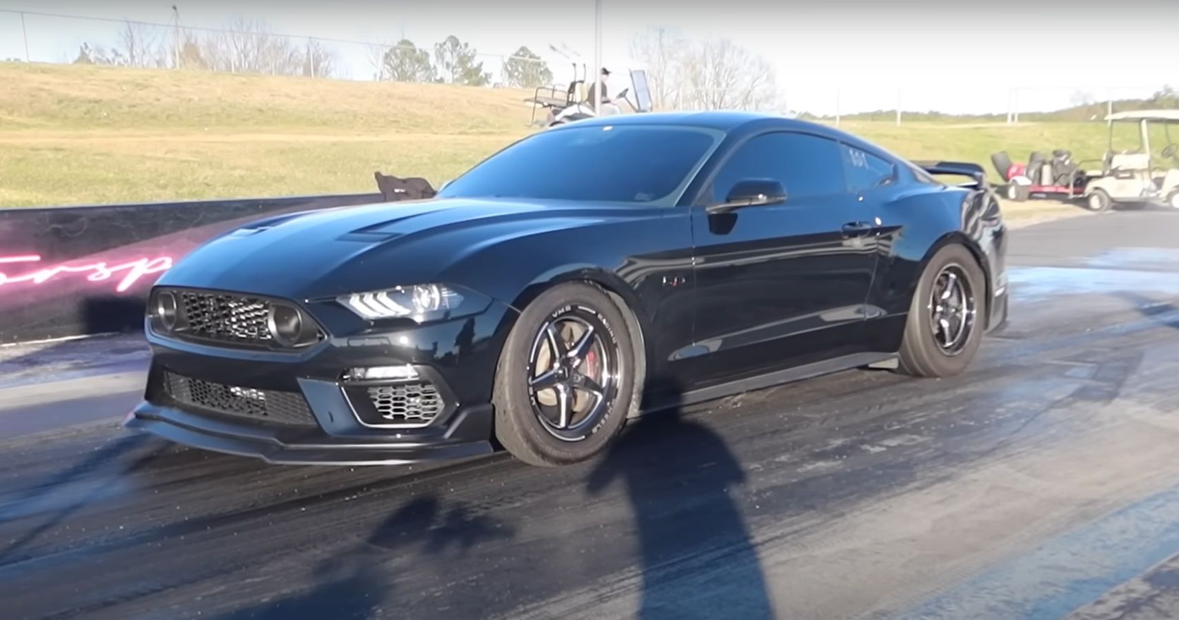 Watch Derek Baran's 2020 Ford Mustang GT Tear It Up At The Track