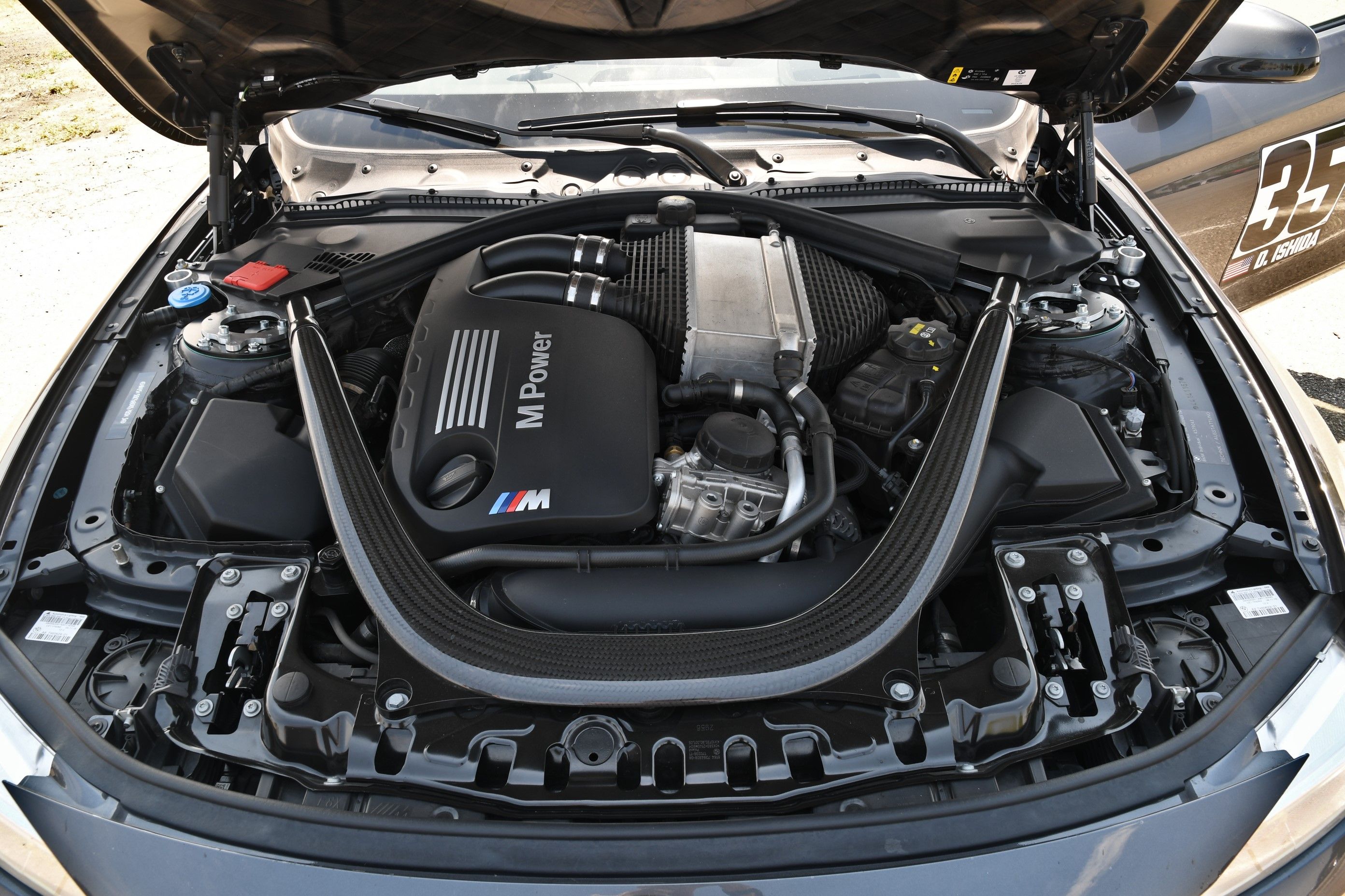 2016 BMW M4 GTS S55 engine bay