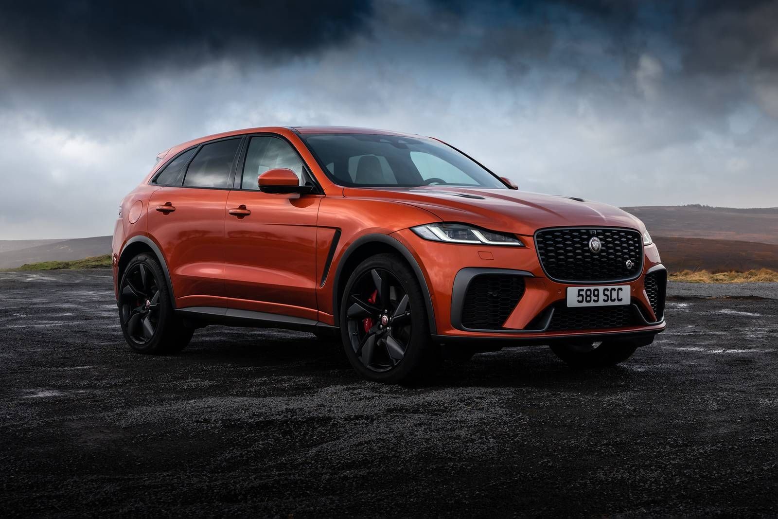 Orange 2023 Jaguar F-Pace SVR SUV