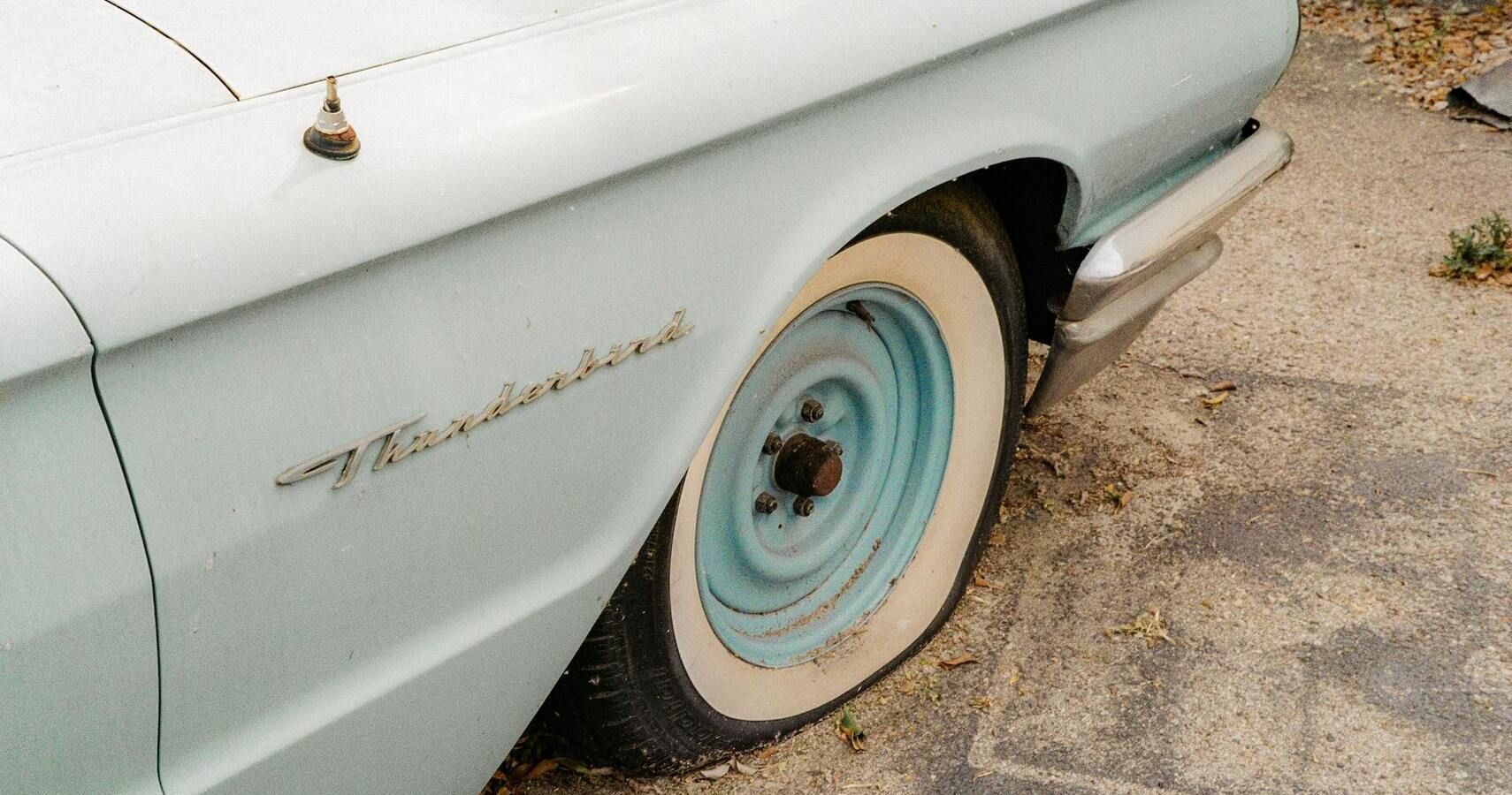 Ford Thunderbird Flat Tire