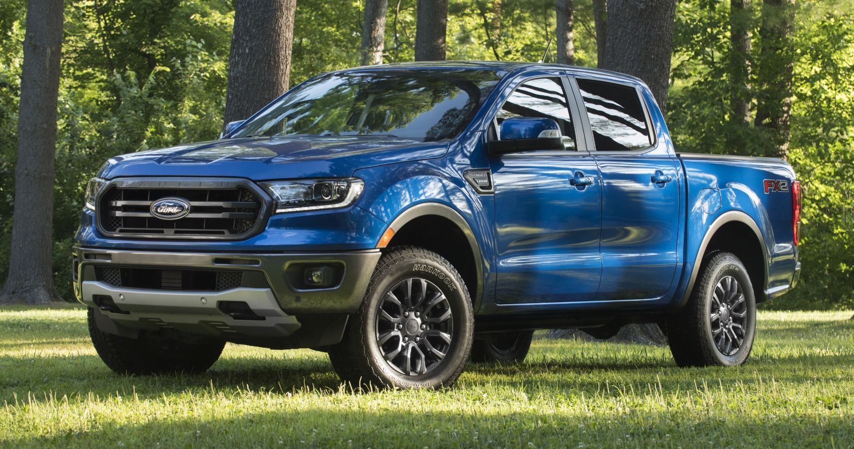 The 2019 Ford Ranger in nature.