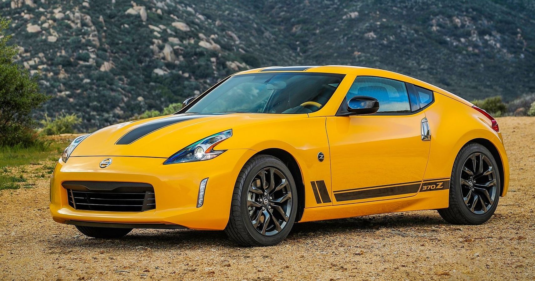 Nissan 370Z Heritage Edition Front Quarter Chicane Yellow