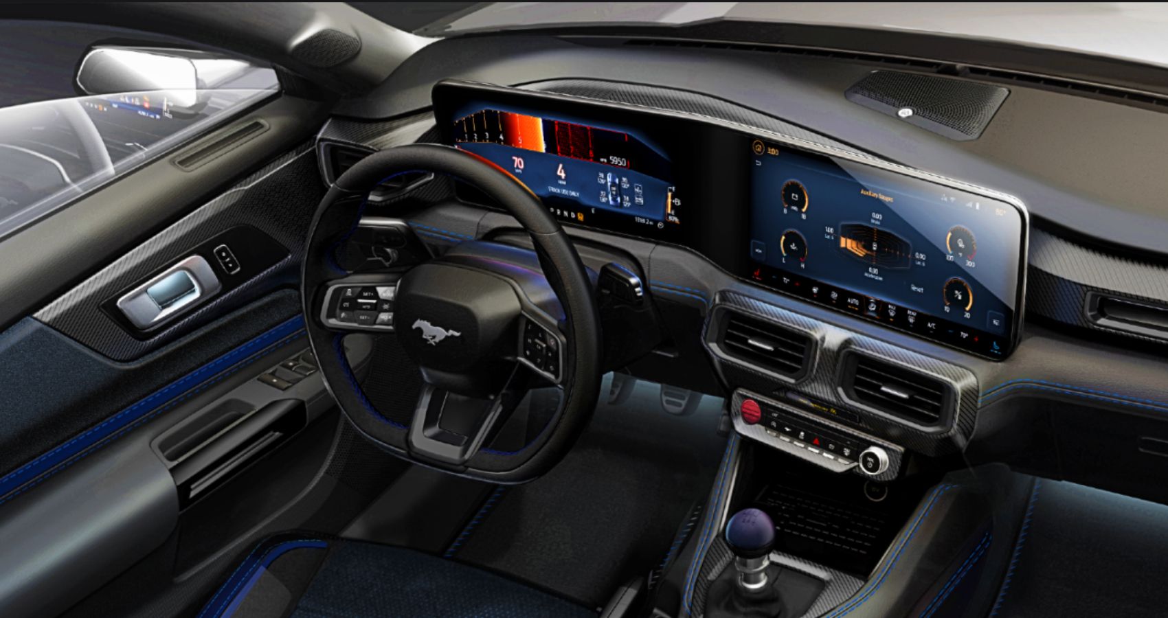 2024 Ford Mustang Dark Horse Cockpit