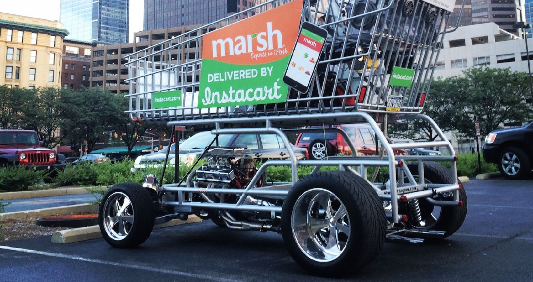 This SmallBlock V8 Shopping Cart Will Smoke Your Garage Built Muscle Car