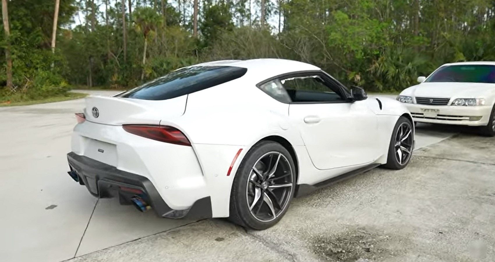 2020 Toyota Supra A90 Rear Quarter View