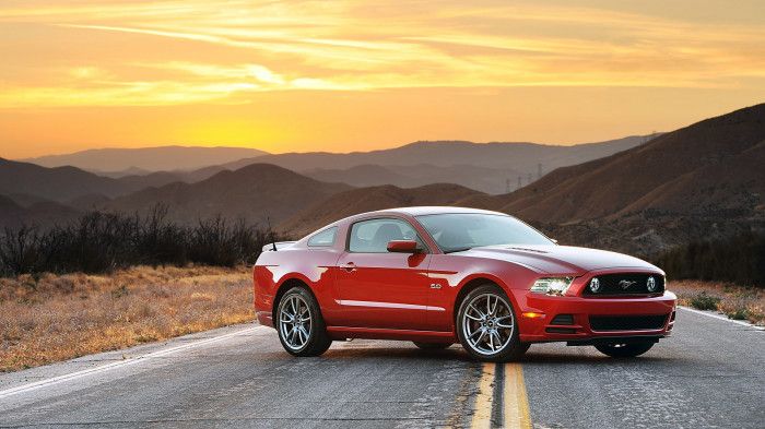 Mustang in the hills