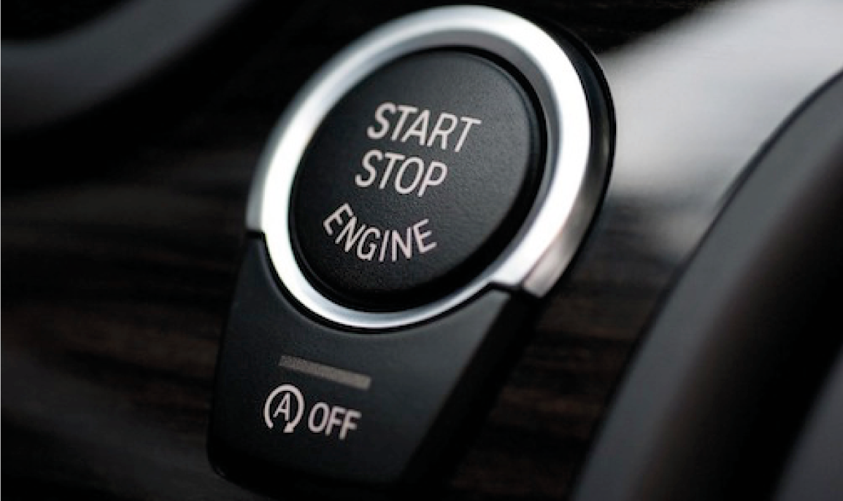 BMW Auto Start Button Black