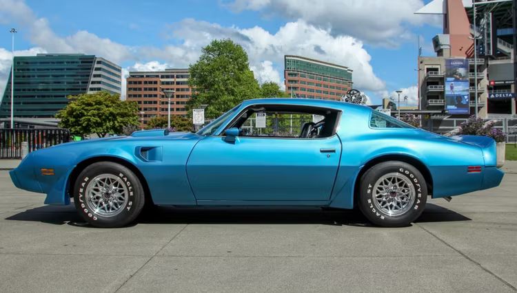 1980 trans am TURBO blue