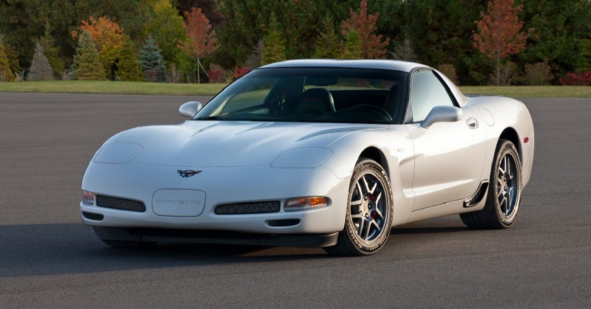 Silver 2004 Chevrolet Corvette