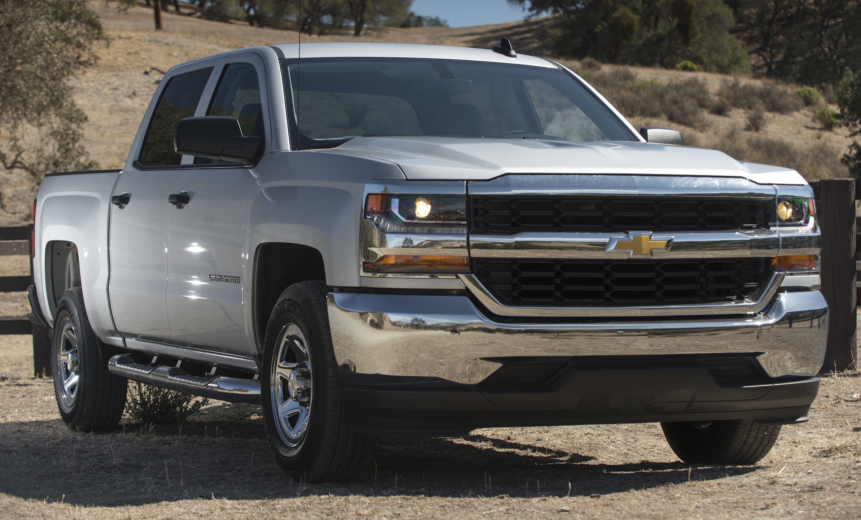 The 2016 Chevrolet Silverado 1500 parked. 