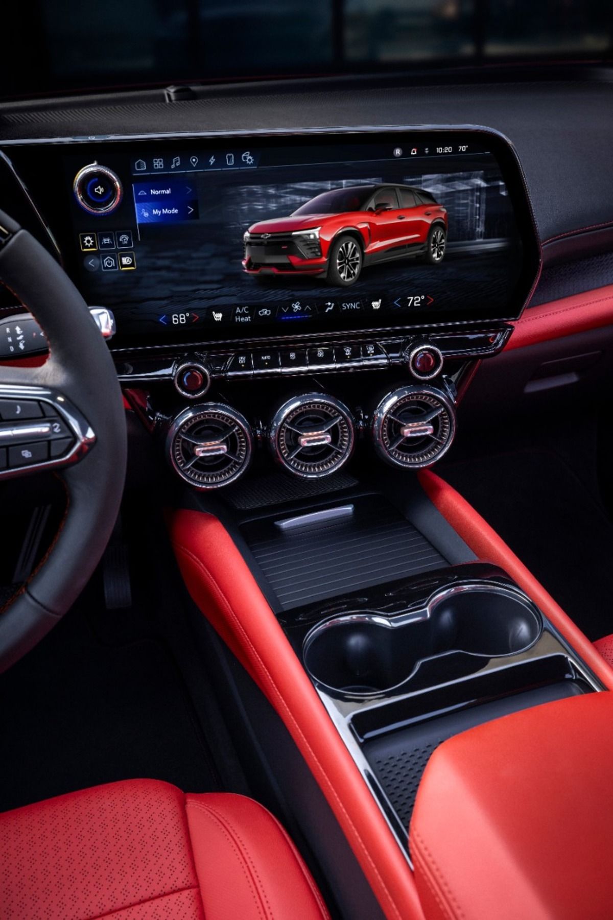  2024 Chevrolet Blazer EV red interior