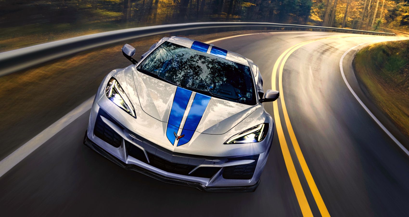 2024 Chevrolet C8 Corvette E-Ray Carro Híbrido Front Quarter