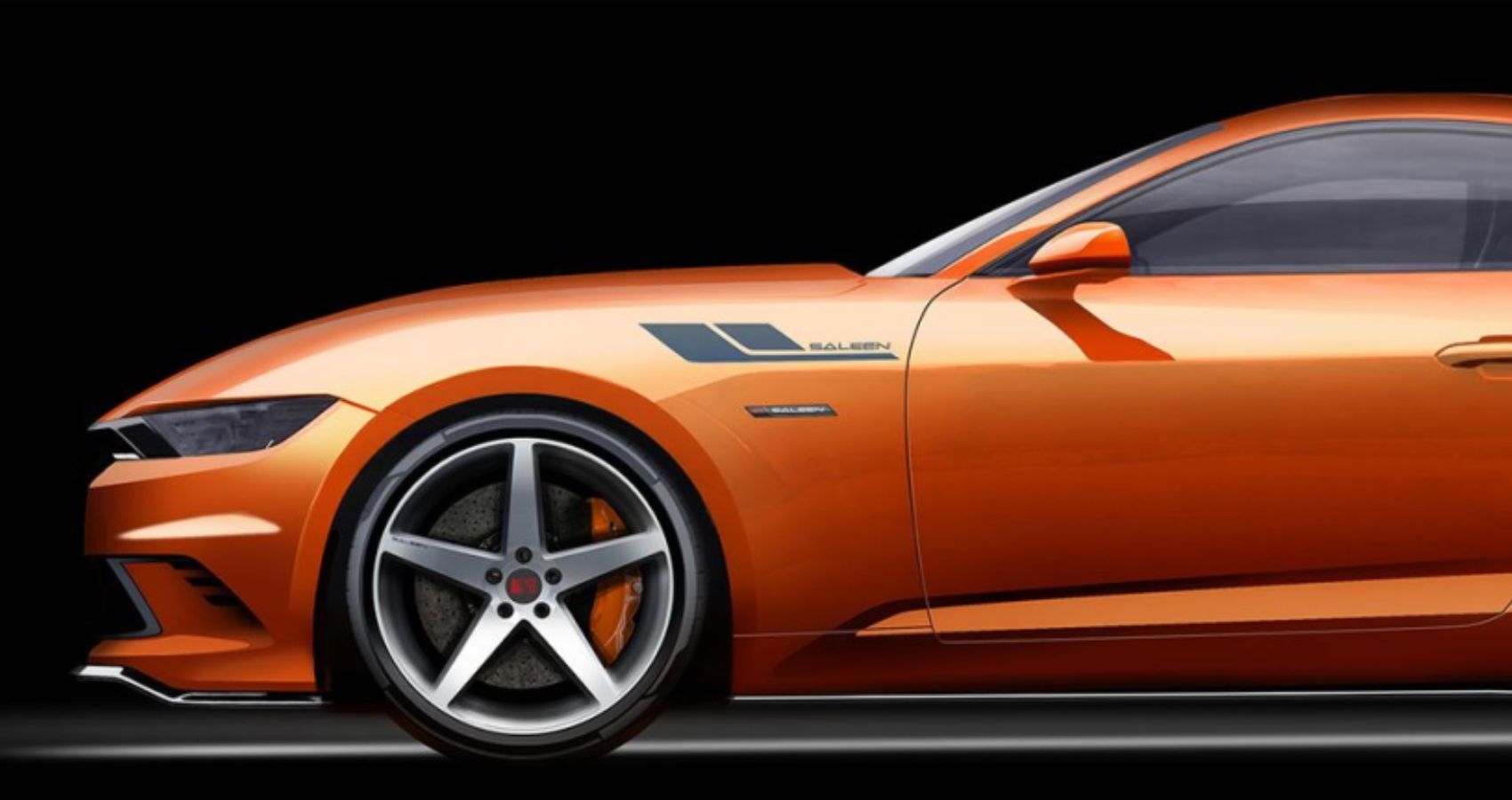 2024 Ford Mustang Saleen Side Profile Front Details
